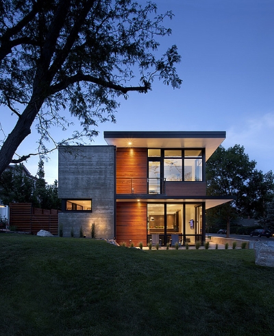 An eco-friendly family home in Boulder designed by Arch11 Architects .