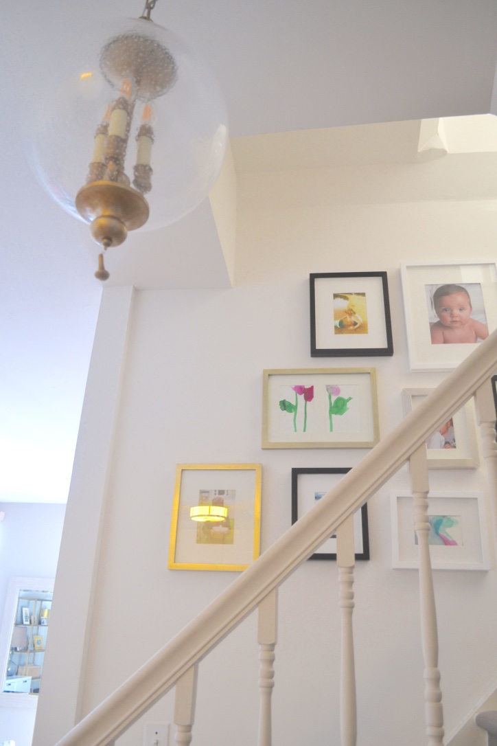 The best part of having a staircase? It's the ultimate excuse for a gallery wall ! 