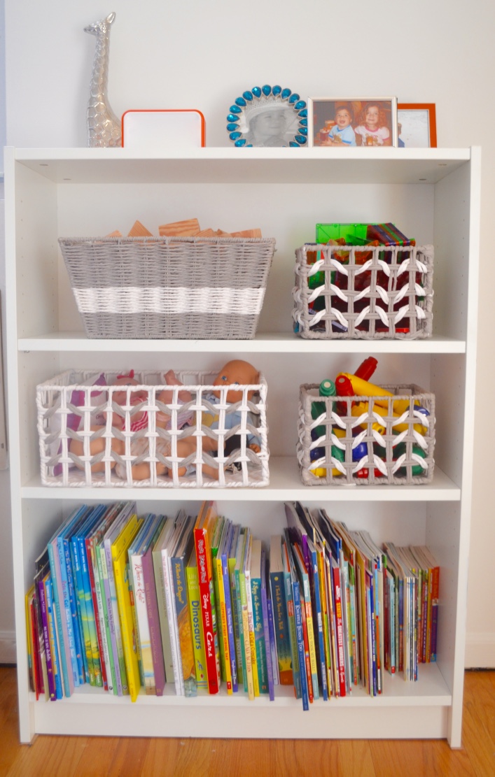Never underestimate the power of a pretty storage basket. Ever.