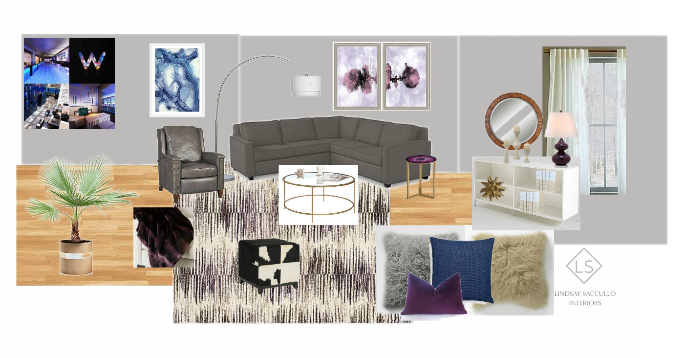 A W Hotel Inspired Living Room