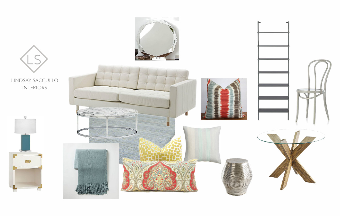 A Happy Eclectic Living Room