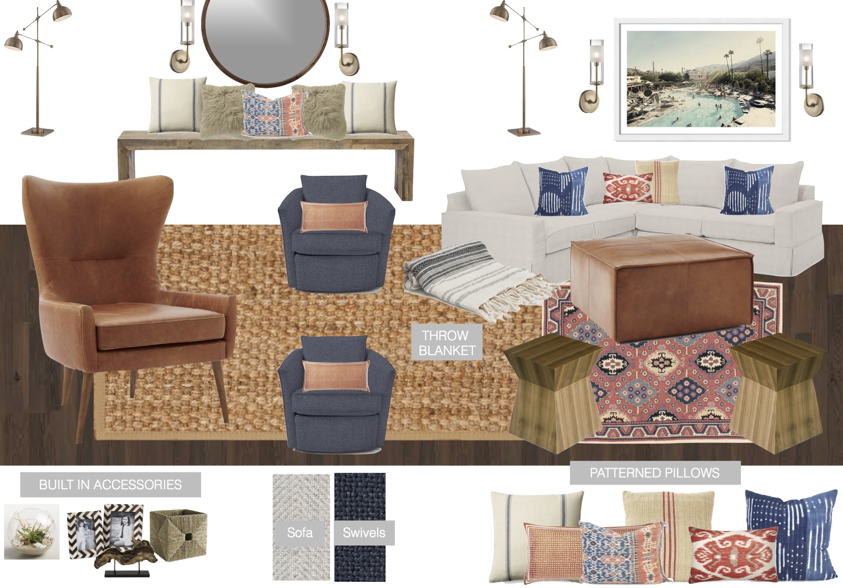 A Fresh Young Family Room in Los Angeles, CA