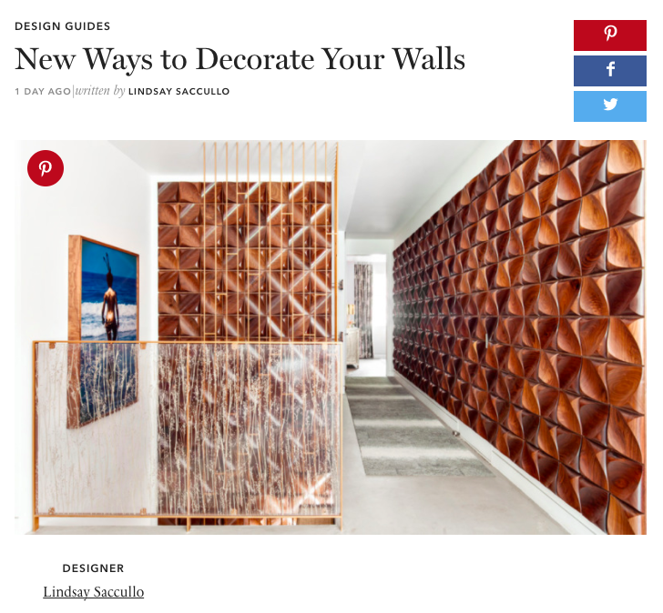  Homepolish:  New Ways to Decorate Your Walls  