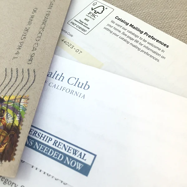 Paperless Home: Junk Mail