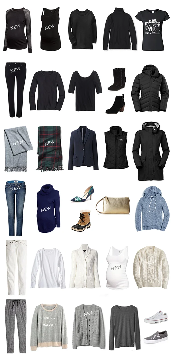 Lean (Maternity) Closet: Fall/Winter 2016
