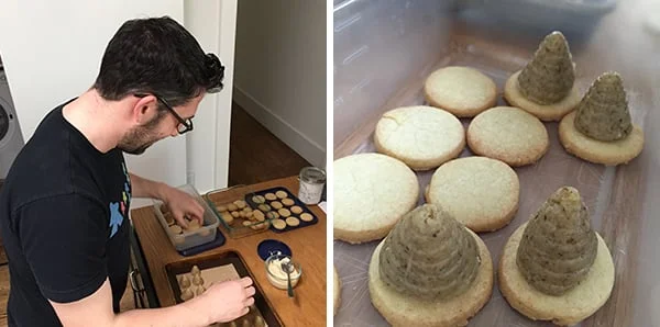 (Making Greg's Grandmother's Slovakian Beehive Cookies!)