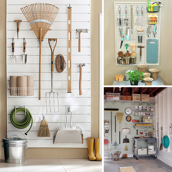 (inspirational garages via Martha Stewart , of course)