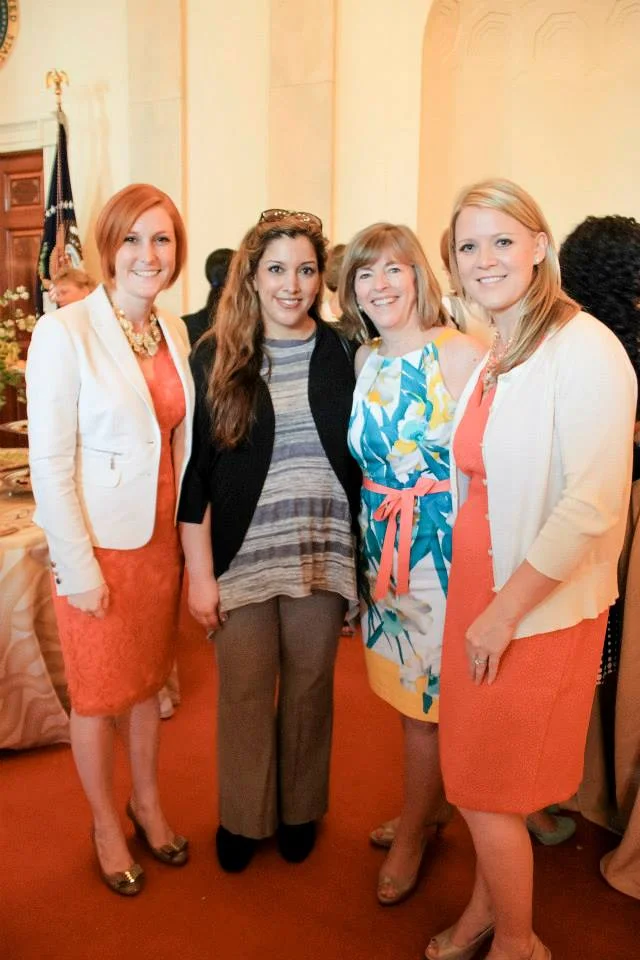 MSBHC President & Founder, Dr. Ingrid Herrera-Yee, meeting with Deanie Dempsey, wife of General Martin Dempsey, Chairman of the Joint Chiefs of Staff