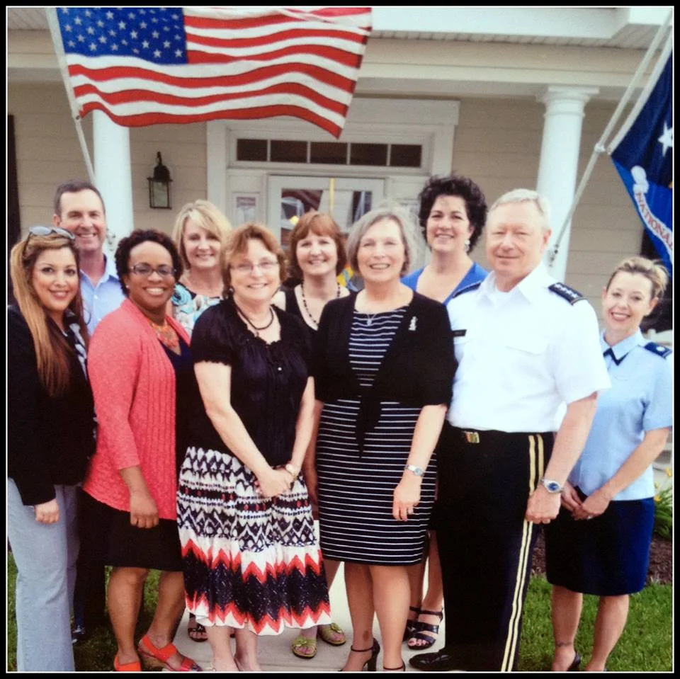 MSBHC President & Founder, Dr. Ingrid Herrera-Yee, meeting with National Guard Senior Leadership and their spouses