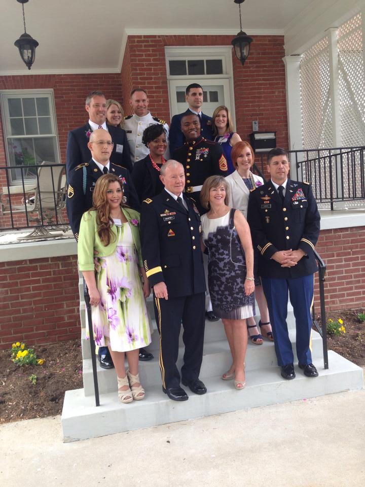 MSBHC President & Founder, Dr. Ingrid Herrera-Yee, and other Spouse of the Year winners at the home of General Martin Dempsey, Chairman of the Joint Chiefs of Staff