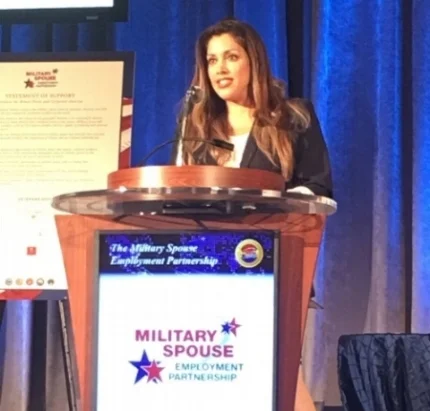 Dr. Ingrid Yee speaks at MSEP induction ceremony in Washington, DC on October 27, 2017