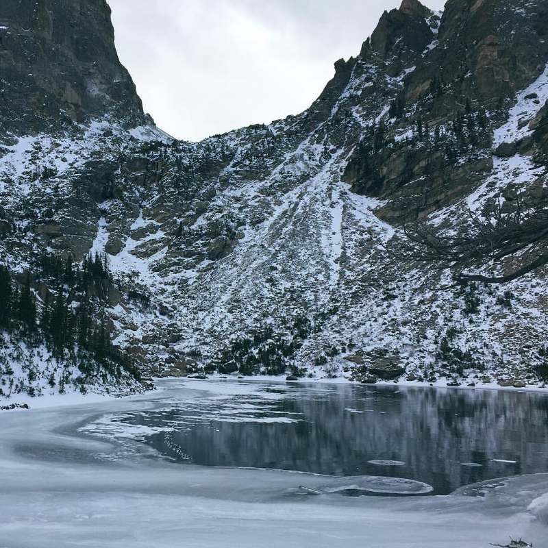 A photo I took in Rocky Mountain National Park that encompasses "challenge & change." JK but I like it.