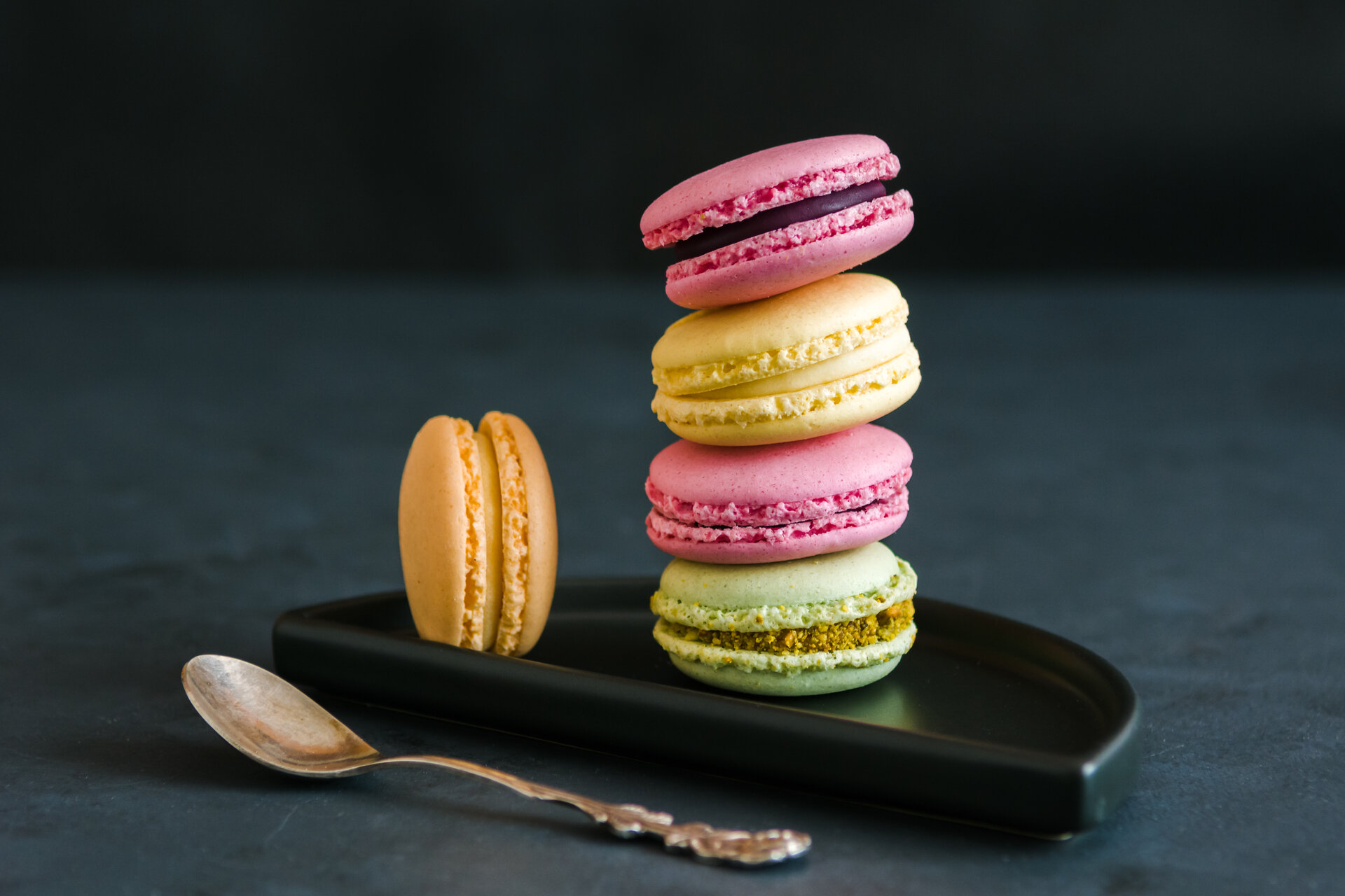 macarons on top of each other