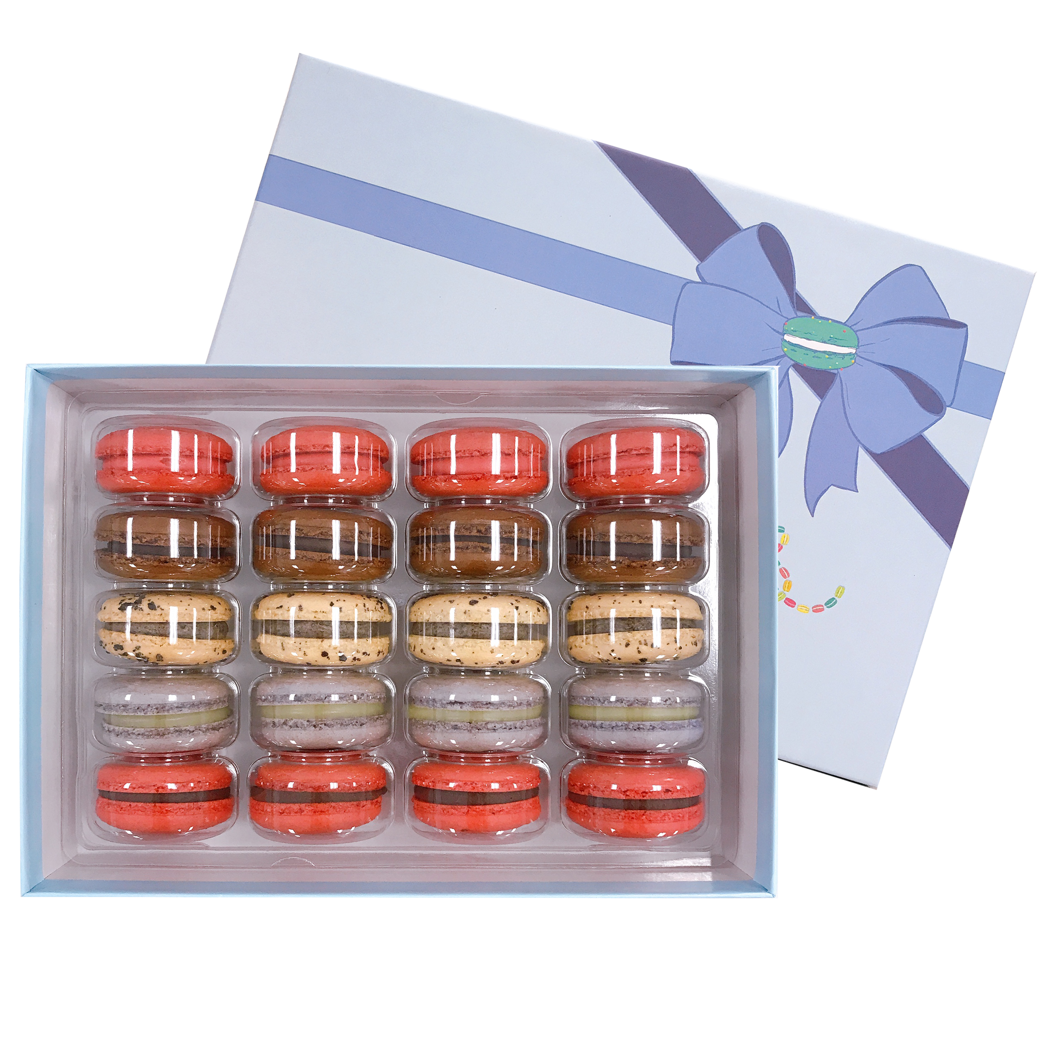 Choco-Love Giftbox (20 Macs)