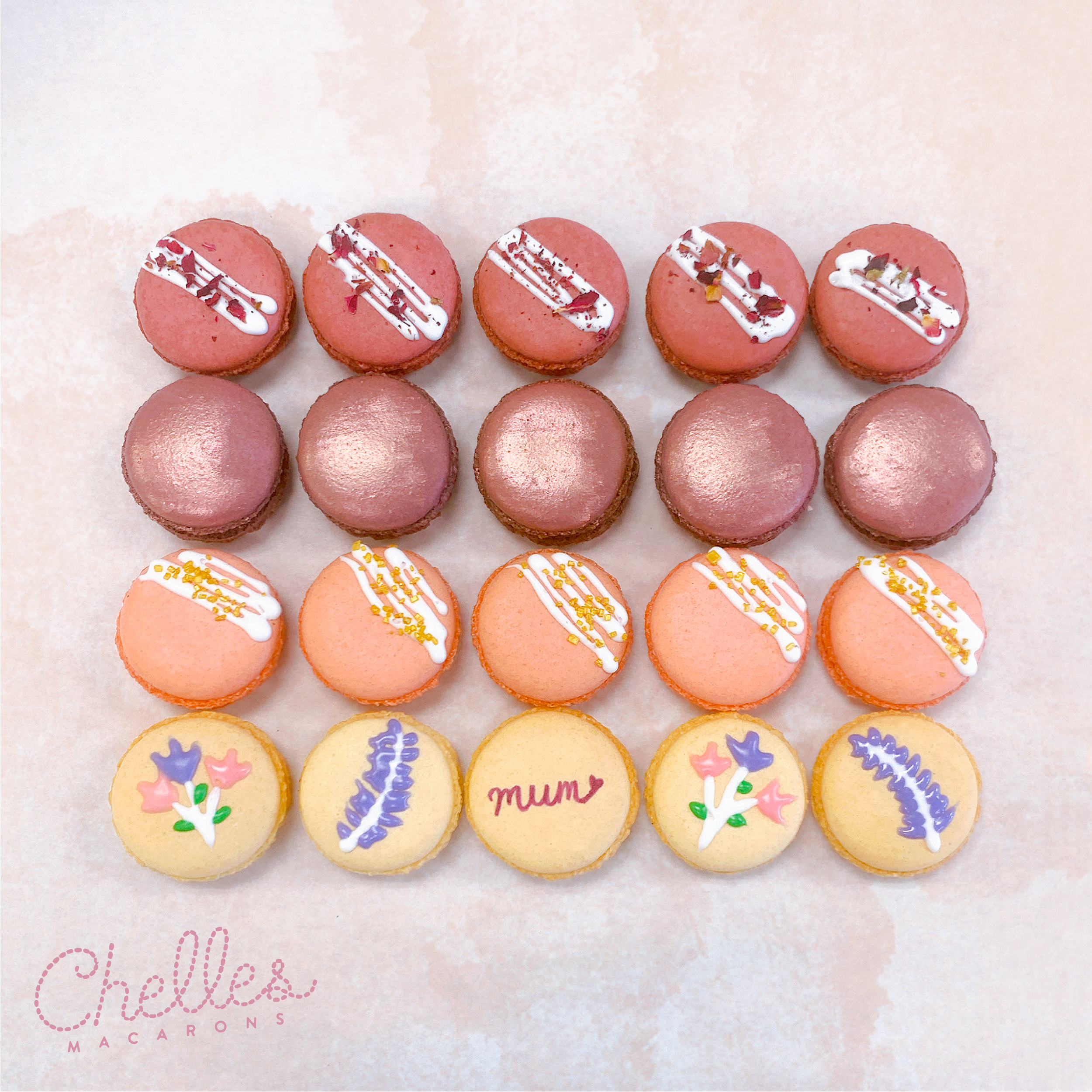 Mother's Day Giftbox - Hand Decorated Macs