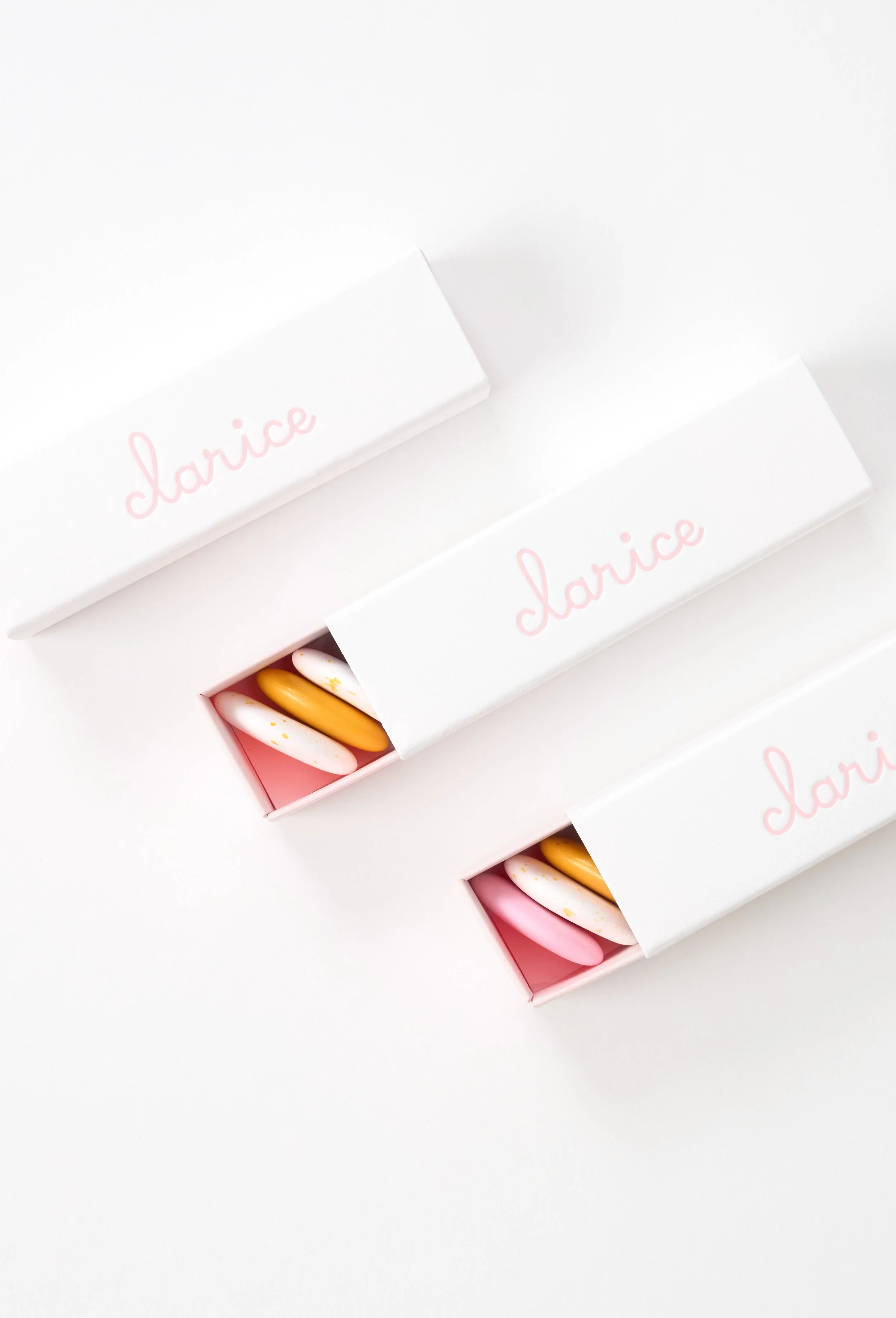 doopsuiker doosjes letterpress