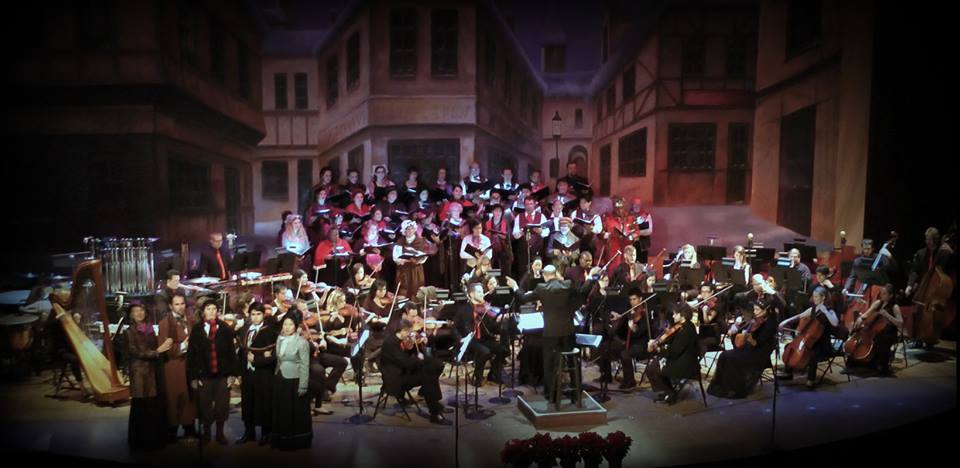 Christmas Carol in Concert - photograph by Eugene Carbajal
