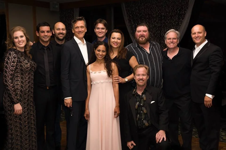 Cast of Sweeney Todd in Concert with Music Director, Victor Pesavento and Maestro Fox