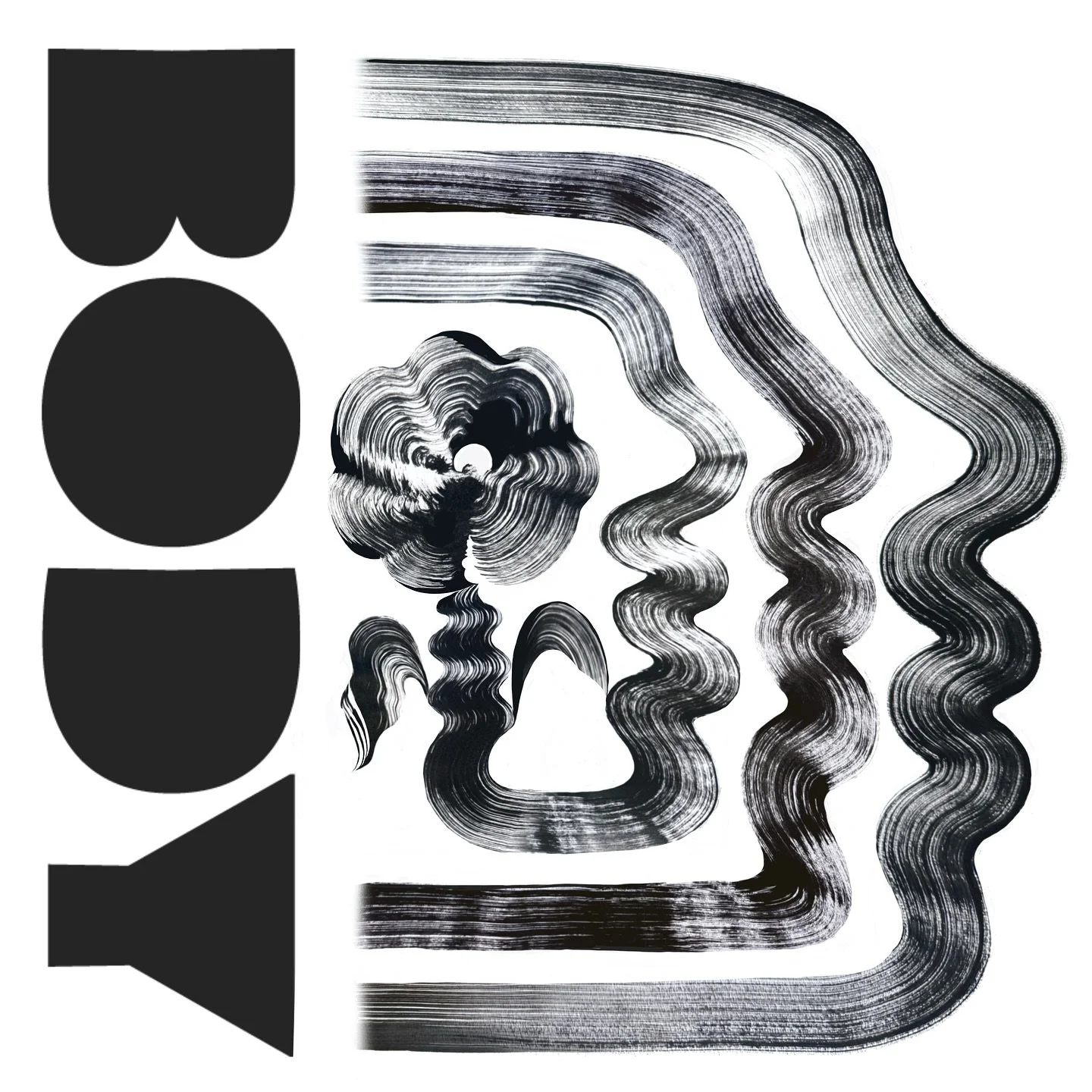 For this one I let the vibrations in my ears make the vibrations in the brush. Am I doing it right? The first EP by Body, and it&rsquo;s out now! 5 tracks composed and performed by Body. I will put the link in my bio, just give me a second.  @theband