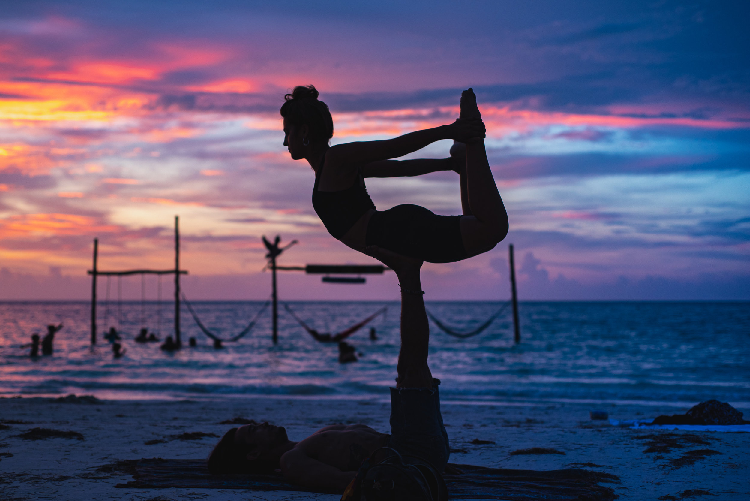 Acro Yoga at Zomay's beach — Puerto Vallarta photography & Holbox ...