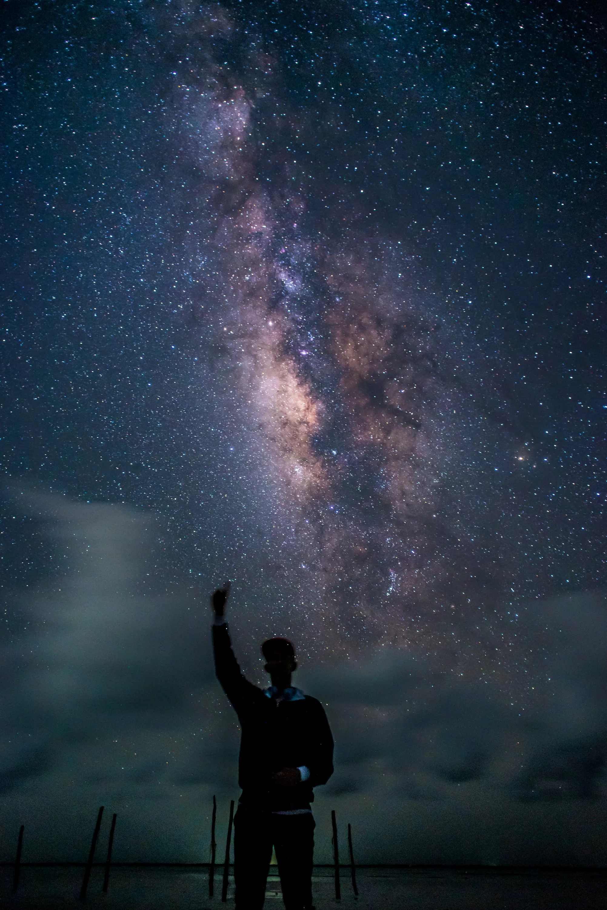 sesión de la via láctea en punta cocos holbox