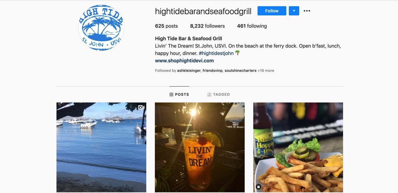 High Tide Bar and Seafood Grill