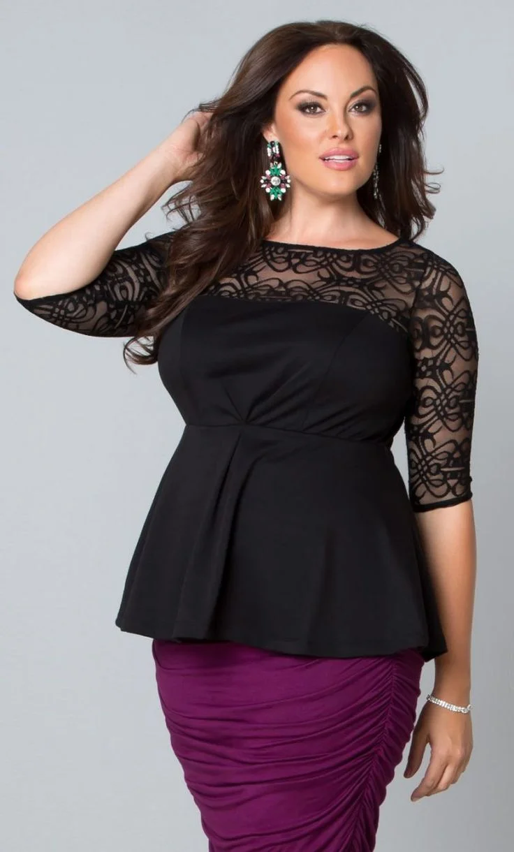 ponte peplum top