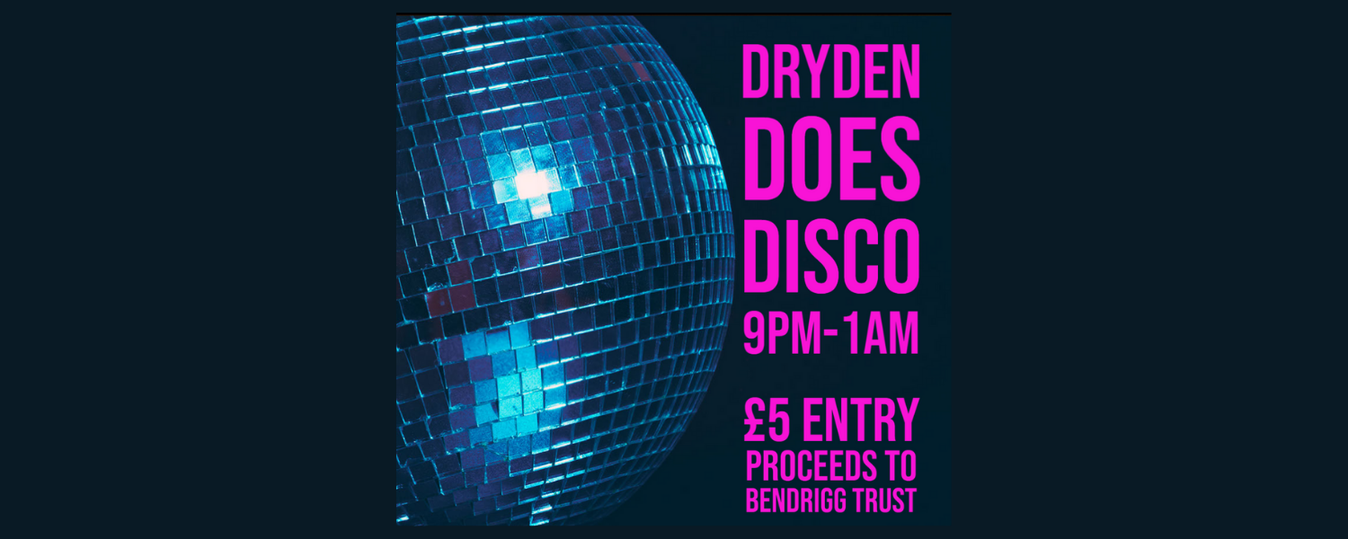 The Rum Shack presents Dryden Does Disco