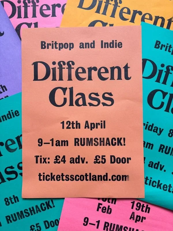 Different Class - Britpop, Indie and mod with DJs Suzy Lee Kidd and Paul Molloy