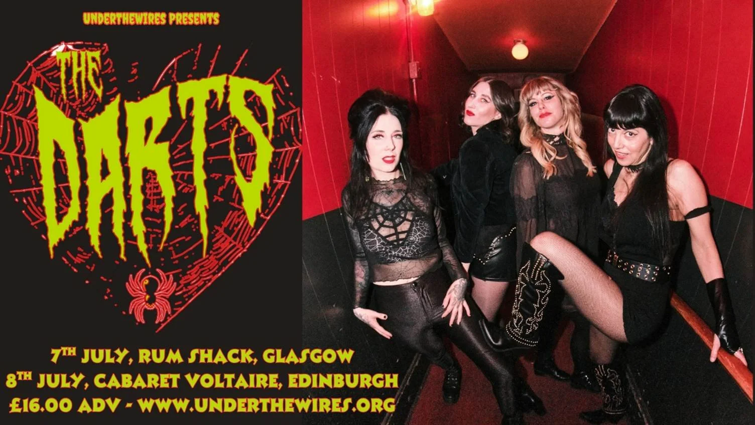 Under The Wires present THE DARTS (US)