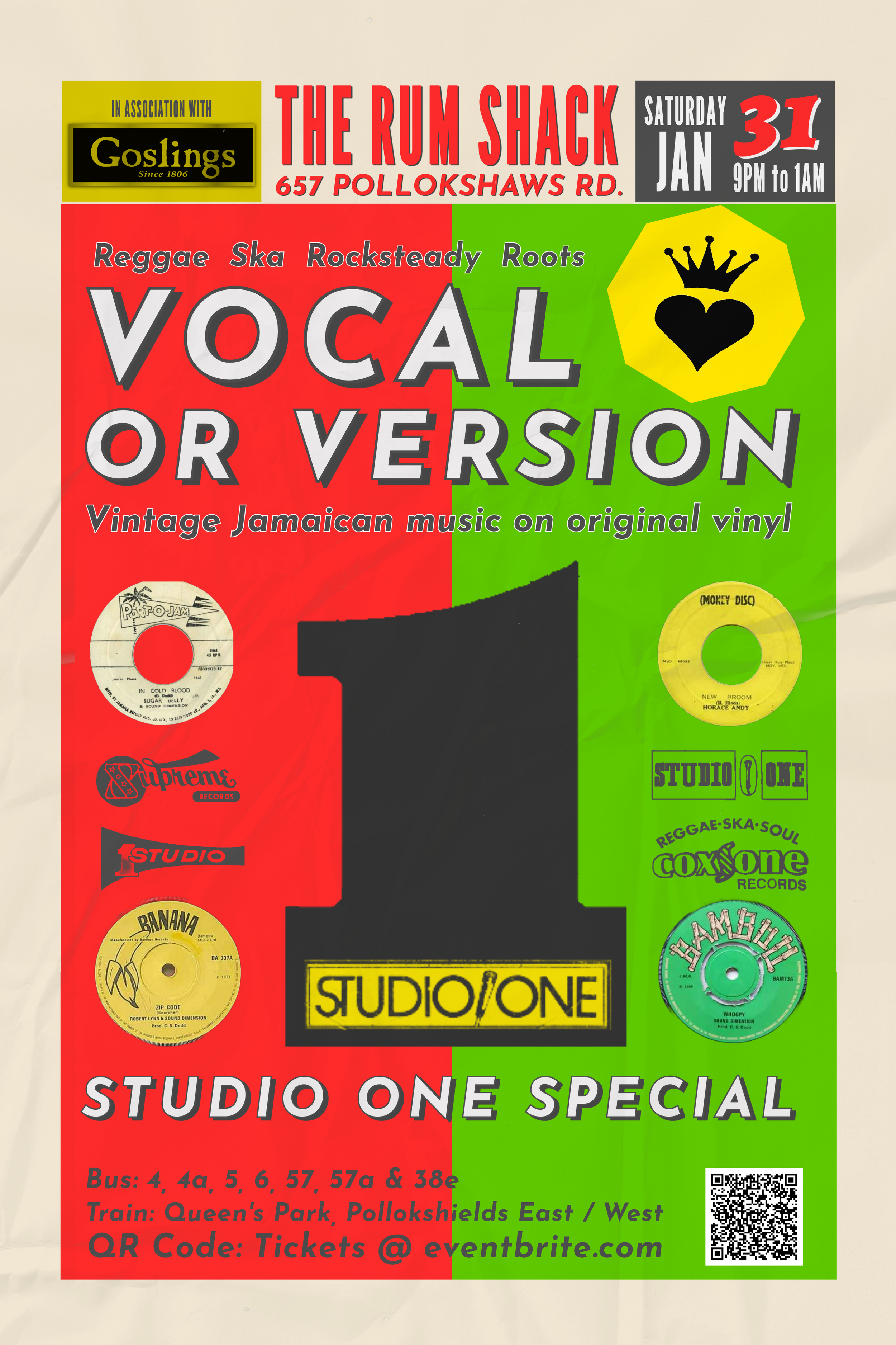 VOCAL OR VERSION - STUDIO ONE SPECIAL 2026!