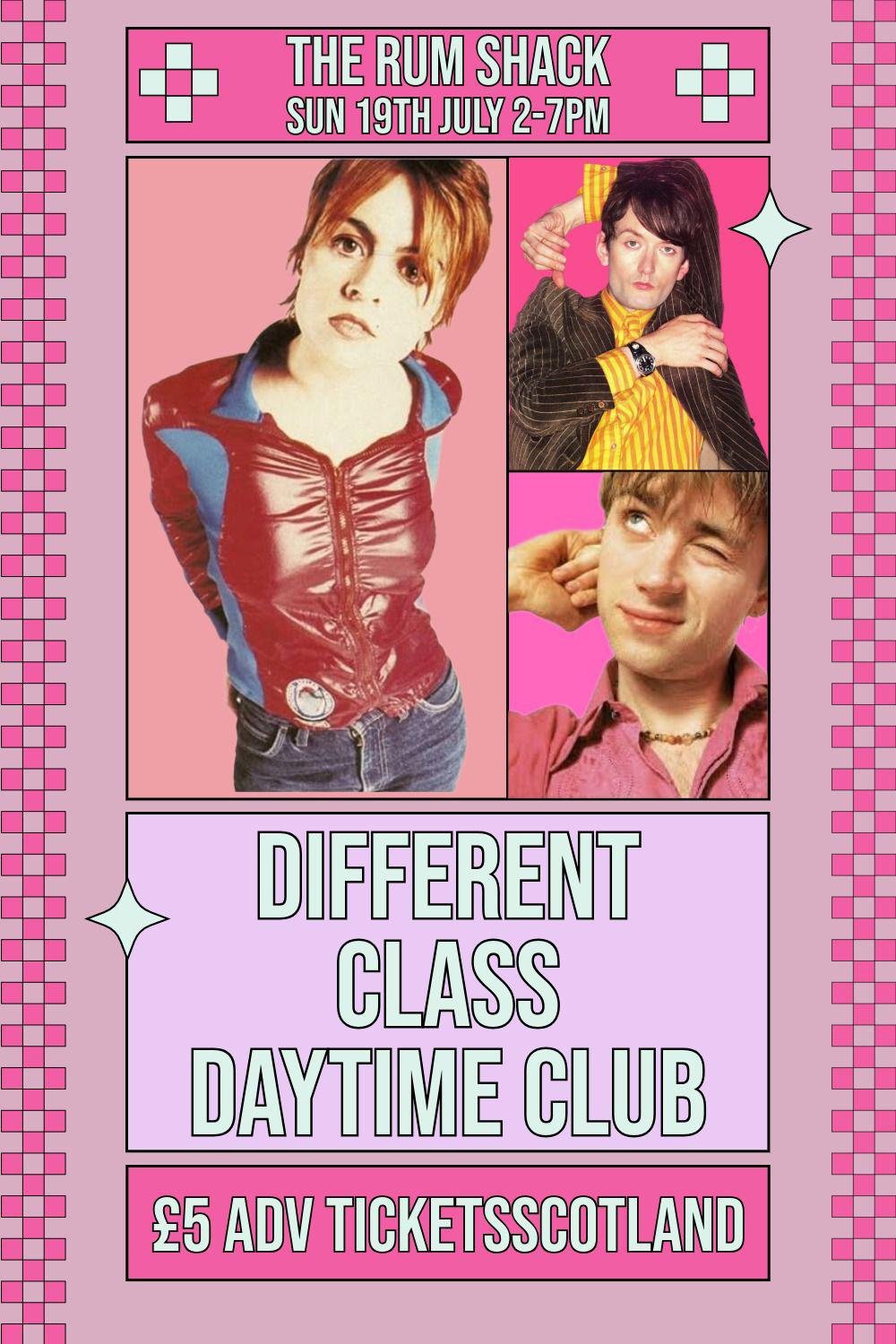 DIFFERENT CLASS INDIE CLUB (DAY PARTY)