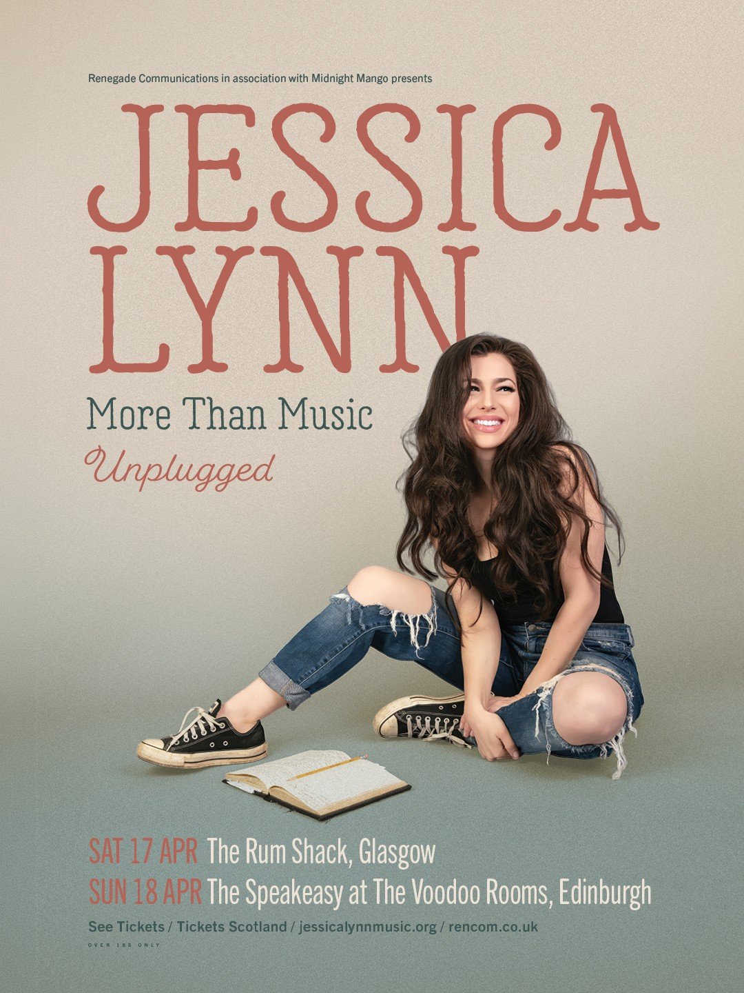 Renegade Communications present Jessica Lynn: More Than Music Unplugged 