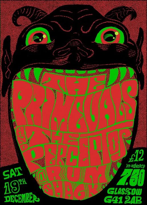 The Primevals + The Perceptos plus DJ til 1am