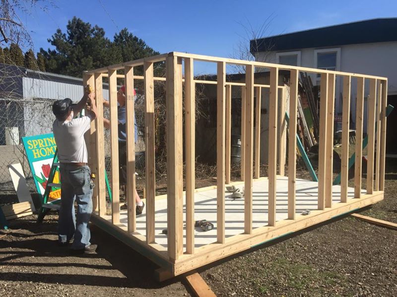 Framing The First Tiny House Feb 2015