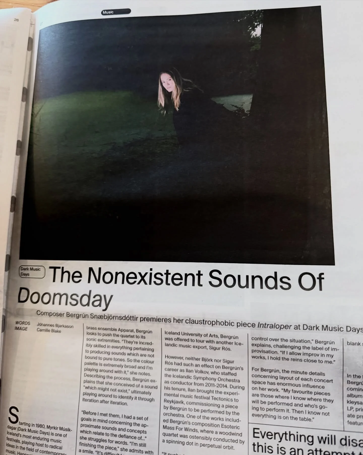 A @rvkgrapevine feature where we discuss upcoming new work for @apparat.brass + @darkmusicdays , but also Skinweeper, my LP coming out on January 17th on digital and vinyl format through @smekkleysa_sm 💫 link in bio 📸 @camille_blake