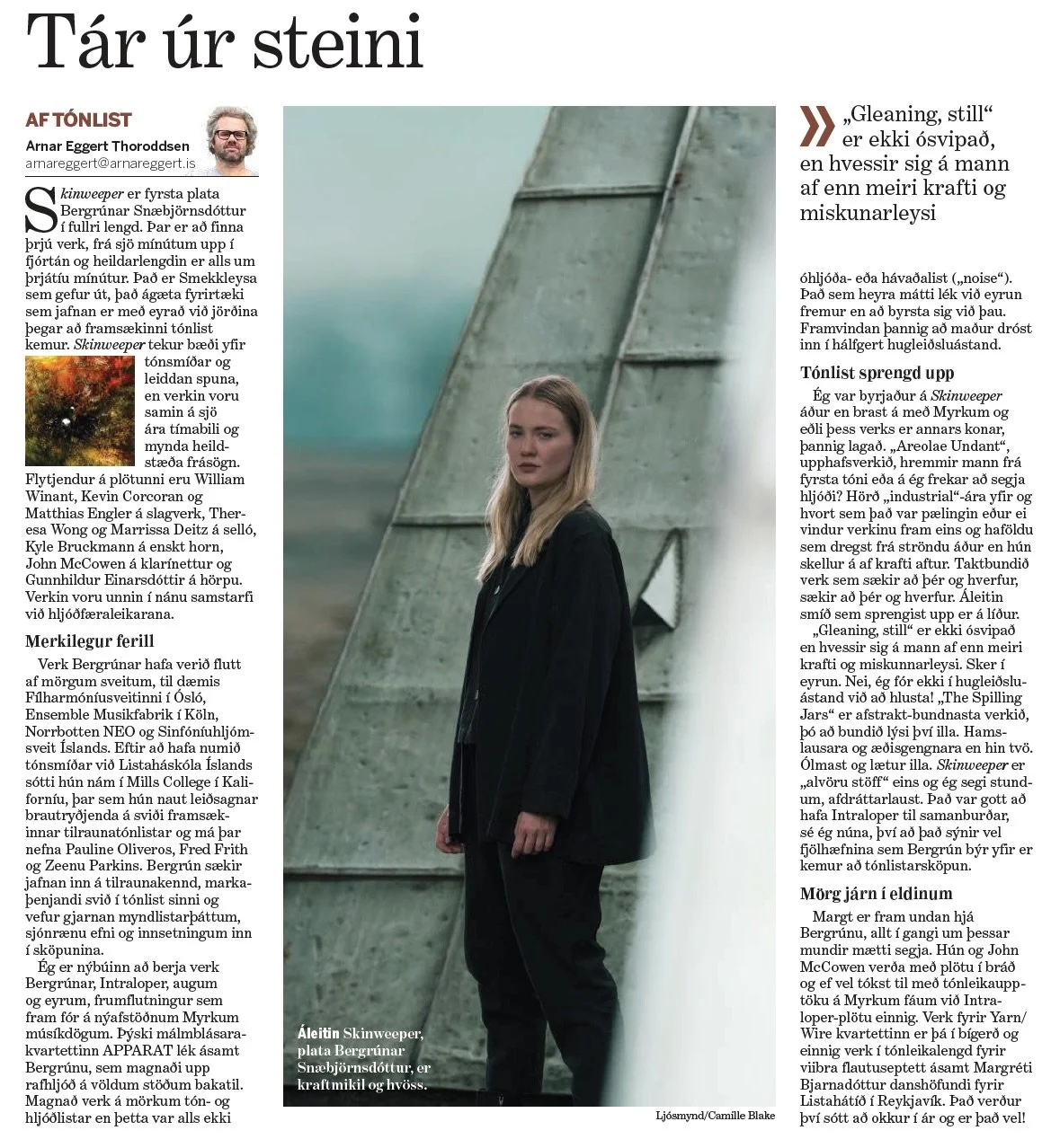 Thoughts on Skinweeper found in Best of Bandcamp by @pmargasak and in Morgunbla&eth;i&eth; by @arnarthoroddsen ✨✨✨

&ldquo;The album charts a fascinating progression of a single idea, honed and developed over time and shaped by shifting personnel.&rd