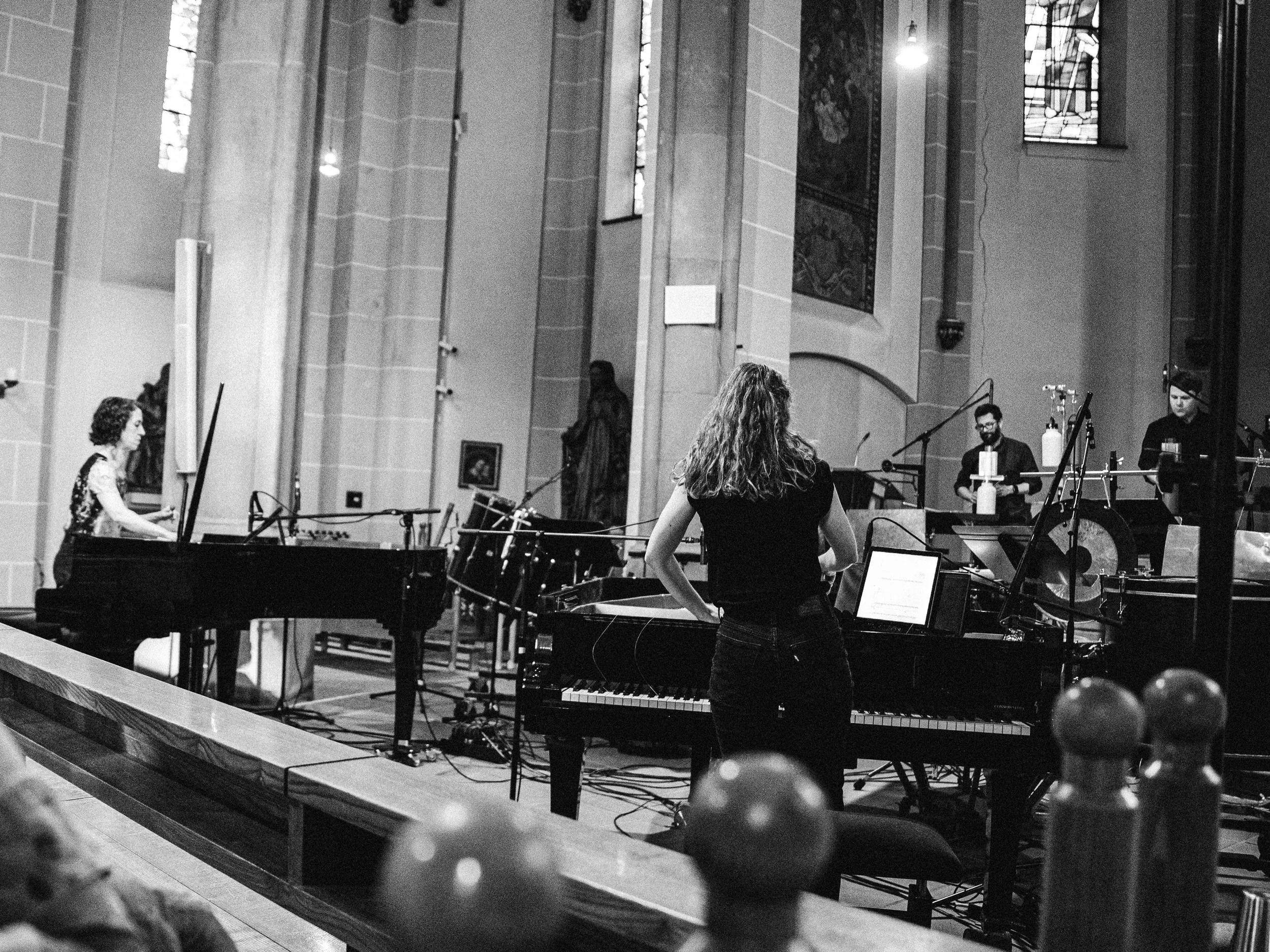 &ldquo;At a later concert, Yarn/Wire performed a new work by Icelandic composer Bergr&uacute;n Sn&aelig;bj&ouml;rnsd&oacute;ttir. Pianos and percussion created a sonic space of humming resonances, fragile surfaces, and piercing whistle tones, as if t