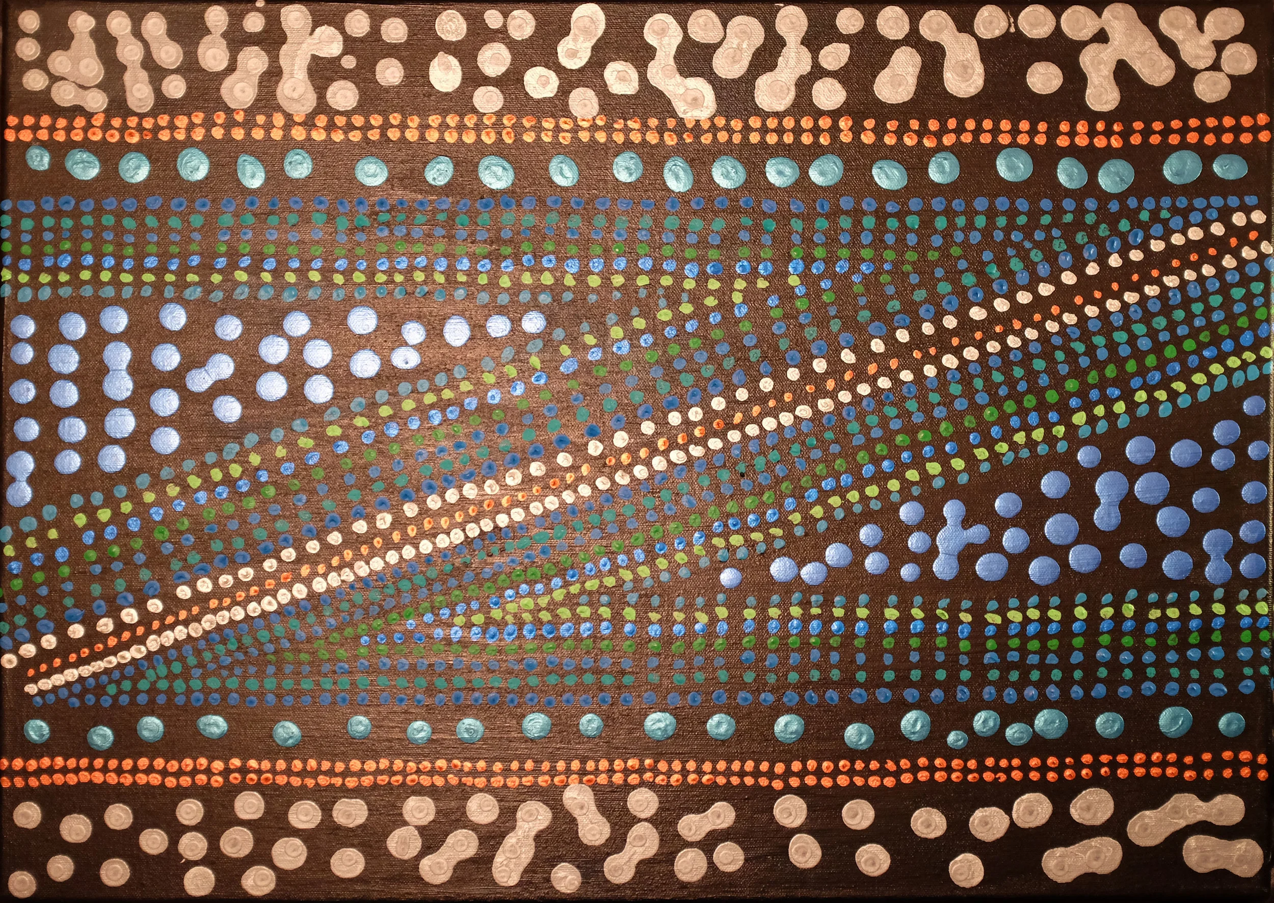 Aboriginal (Blue, Green, Silver)