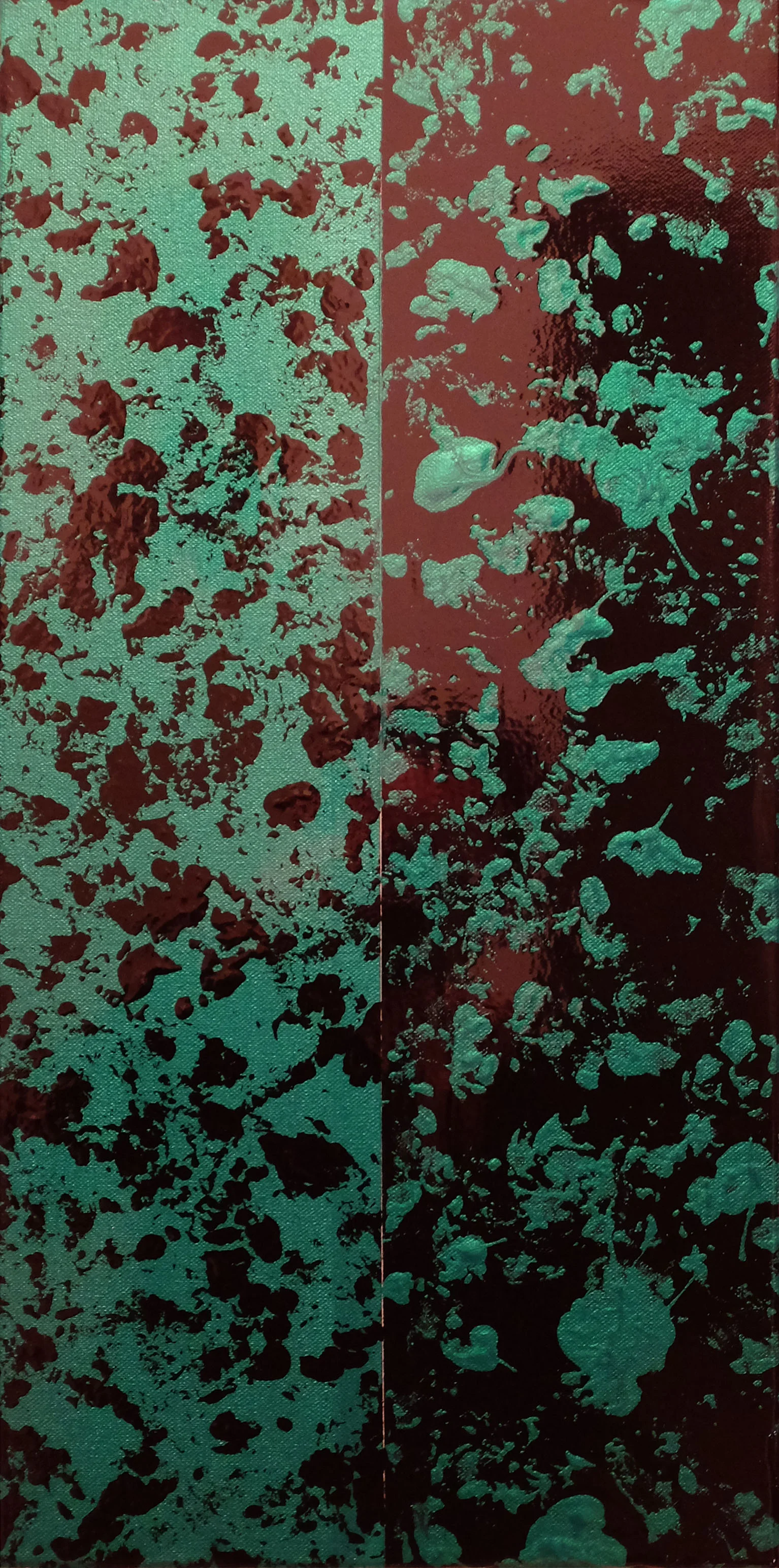 Metallic Green and Black