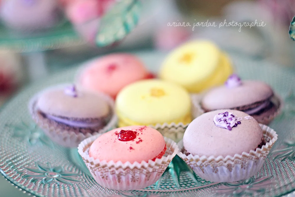 I had never tried a macaroon before, and oh my, are they heavenly. The purple ones were lavender flavored, my favorite!