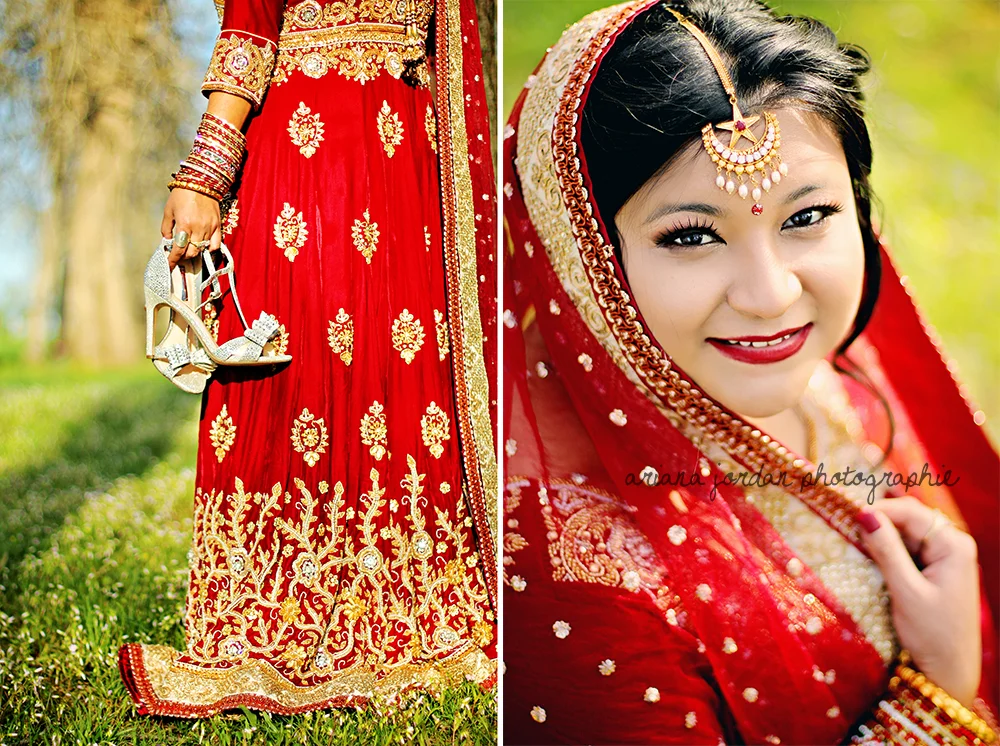 This gown is velvet, hand beaded, and weighs a ton. Not to mention breathtaking! It's called a Lehenga Choli and the shawl is called a dupatta.
