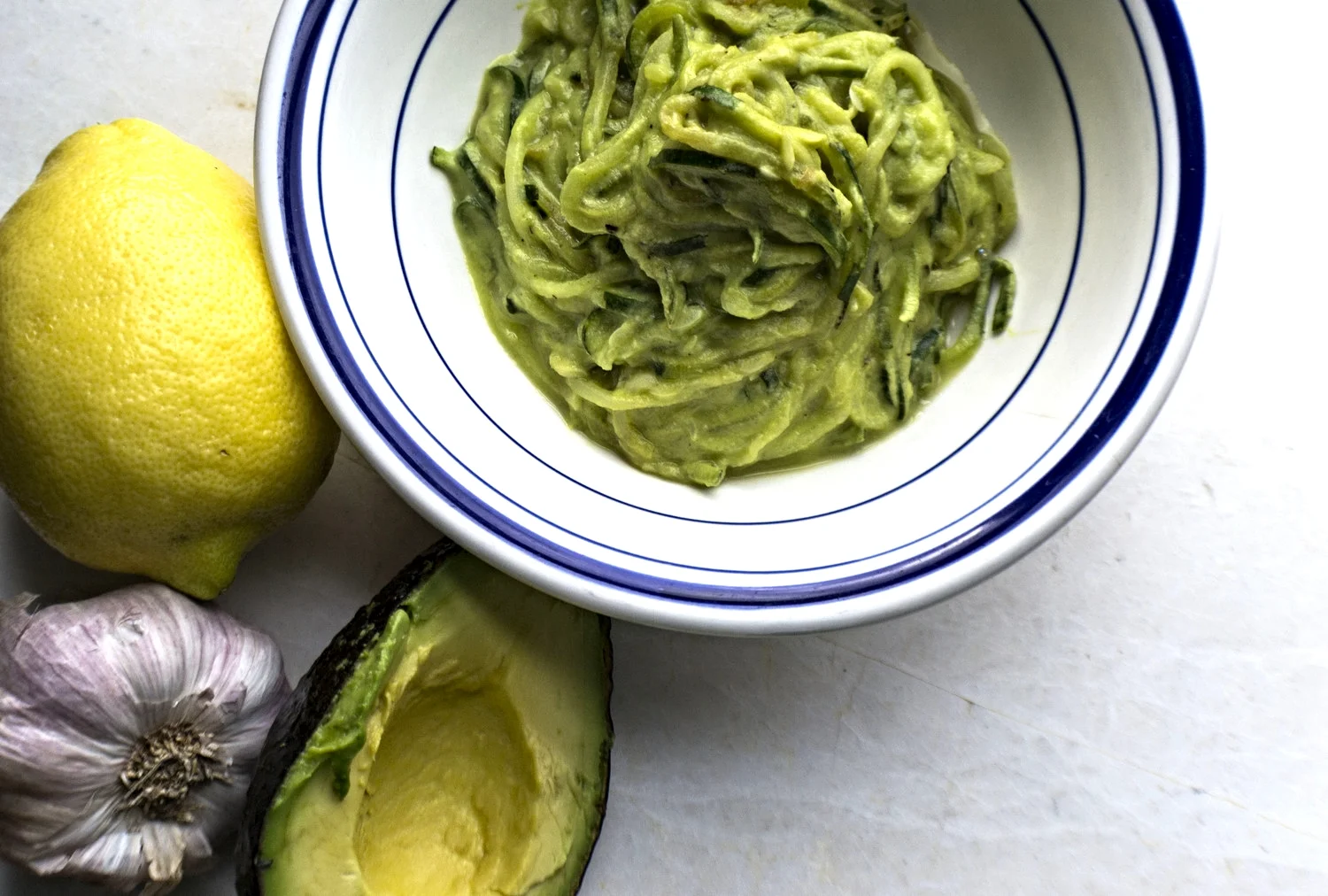 Lemon Basil Avocado "Zuccasta"