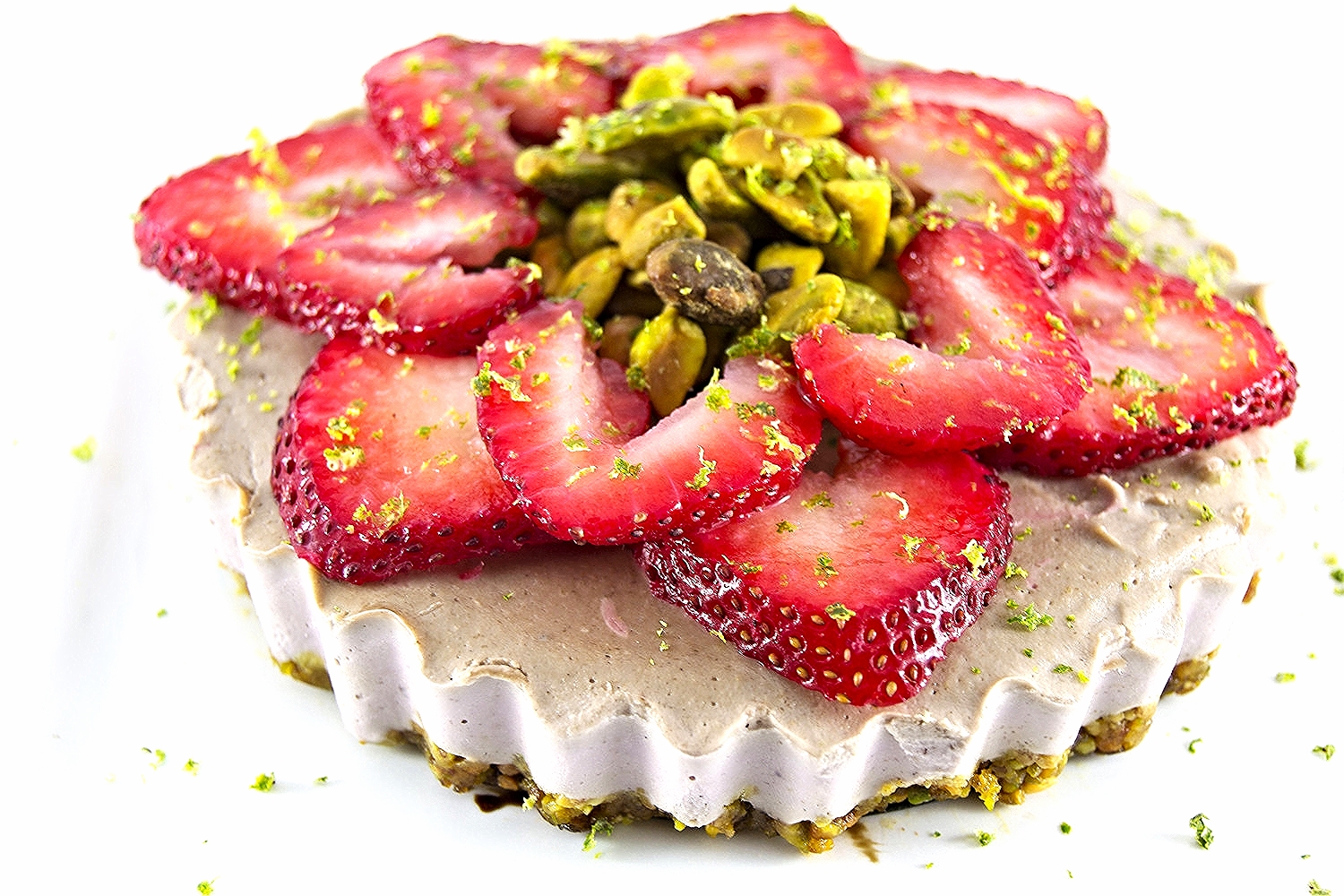 Strawberry Pistachio Tarts