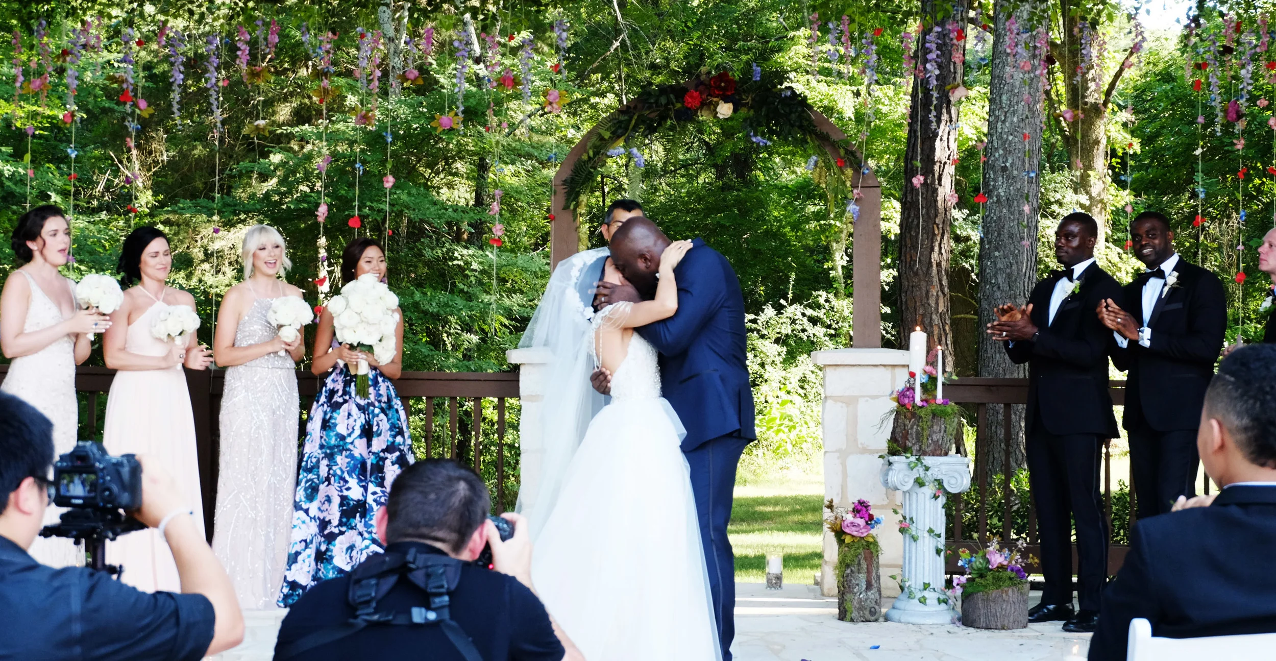 In Dallas I ...witnessed two people tie the knot.