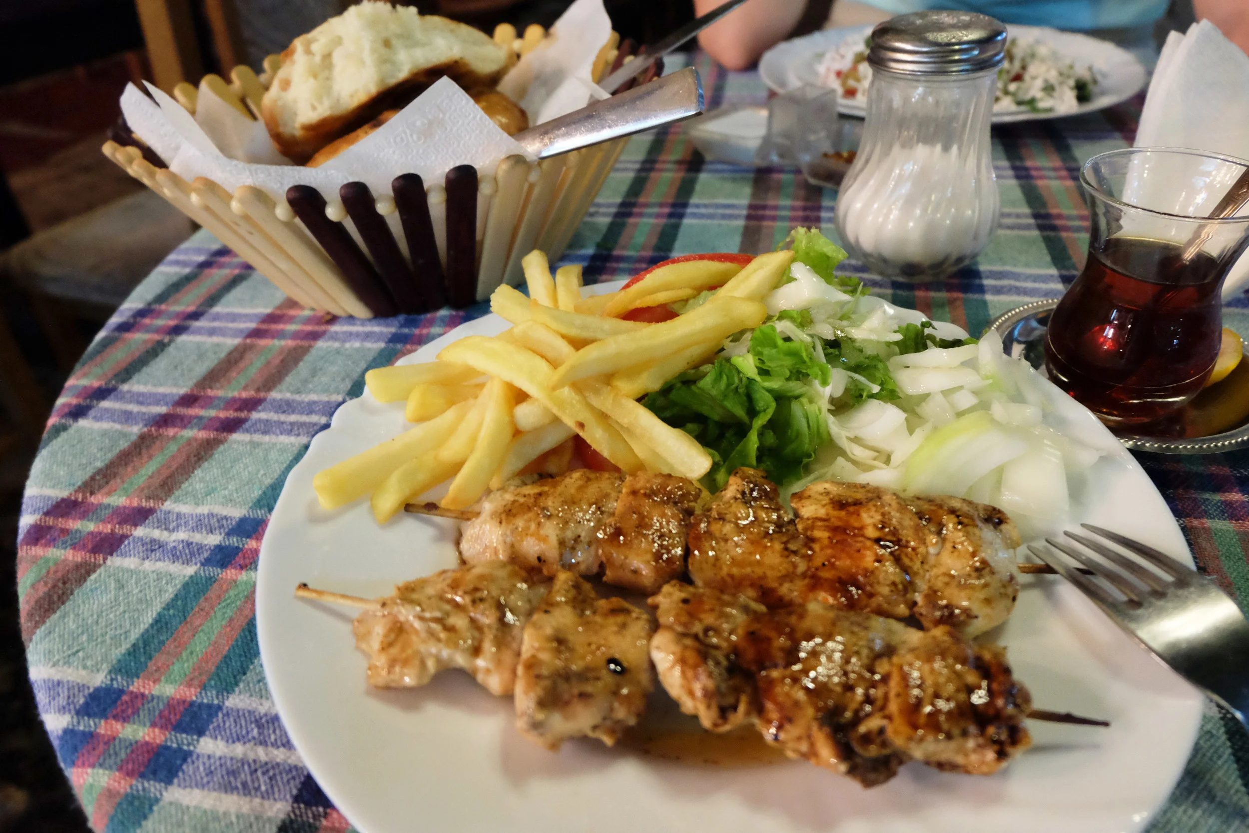 Chicken kebab at Turist
