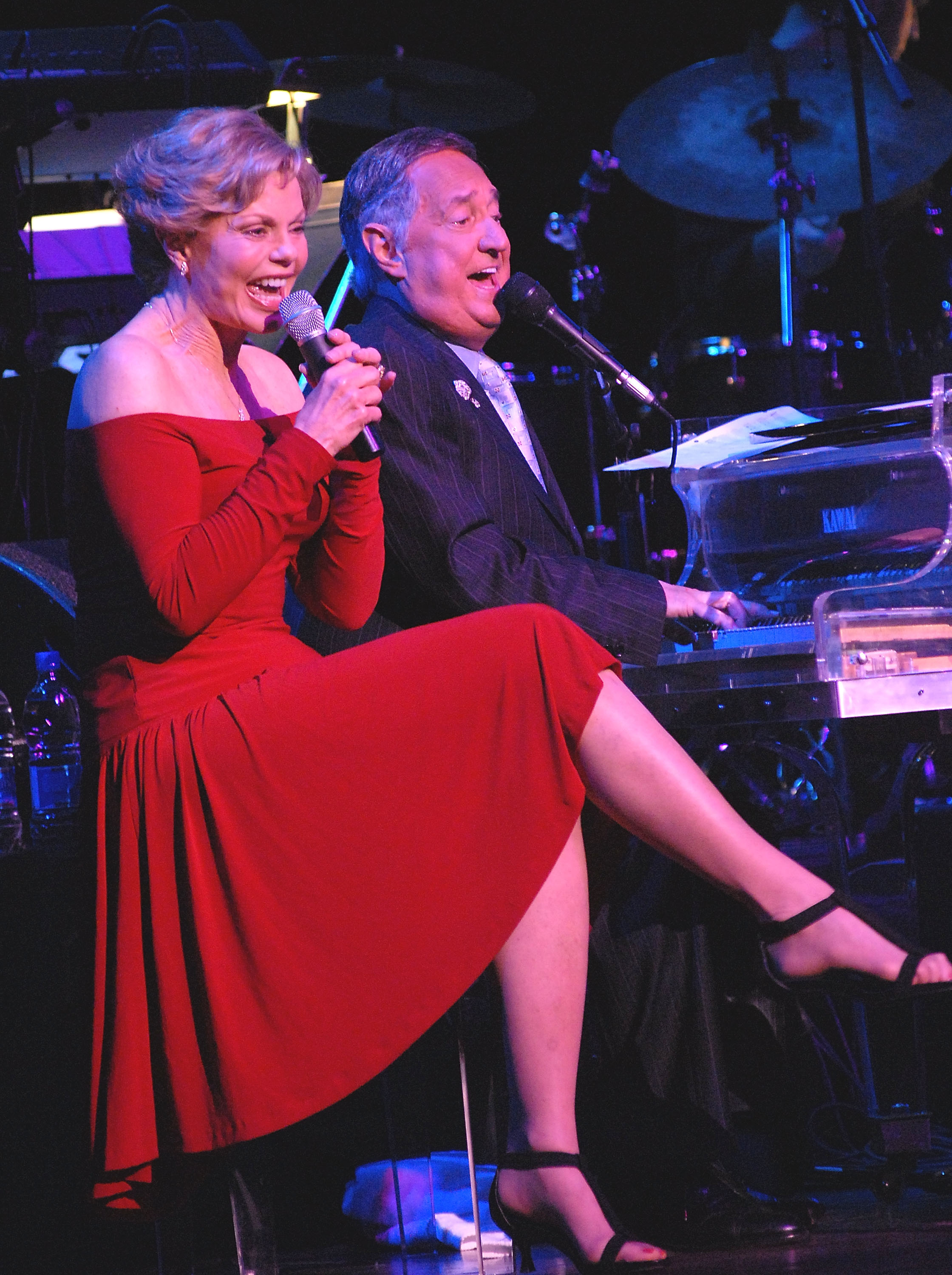 Singing with Neil Sedaka in New York City 
