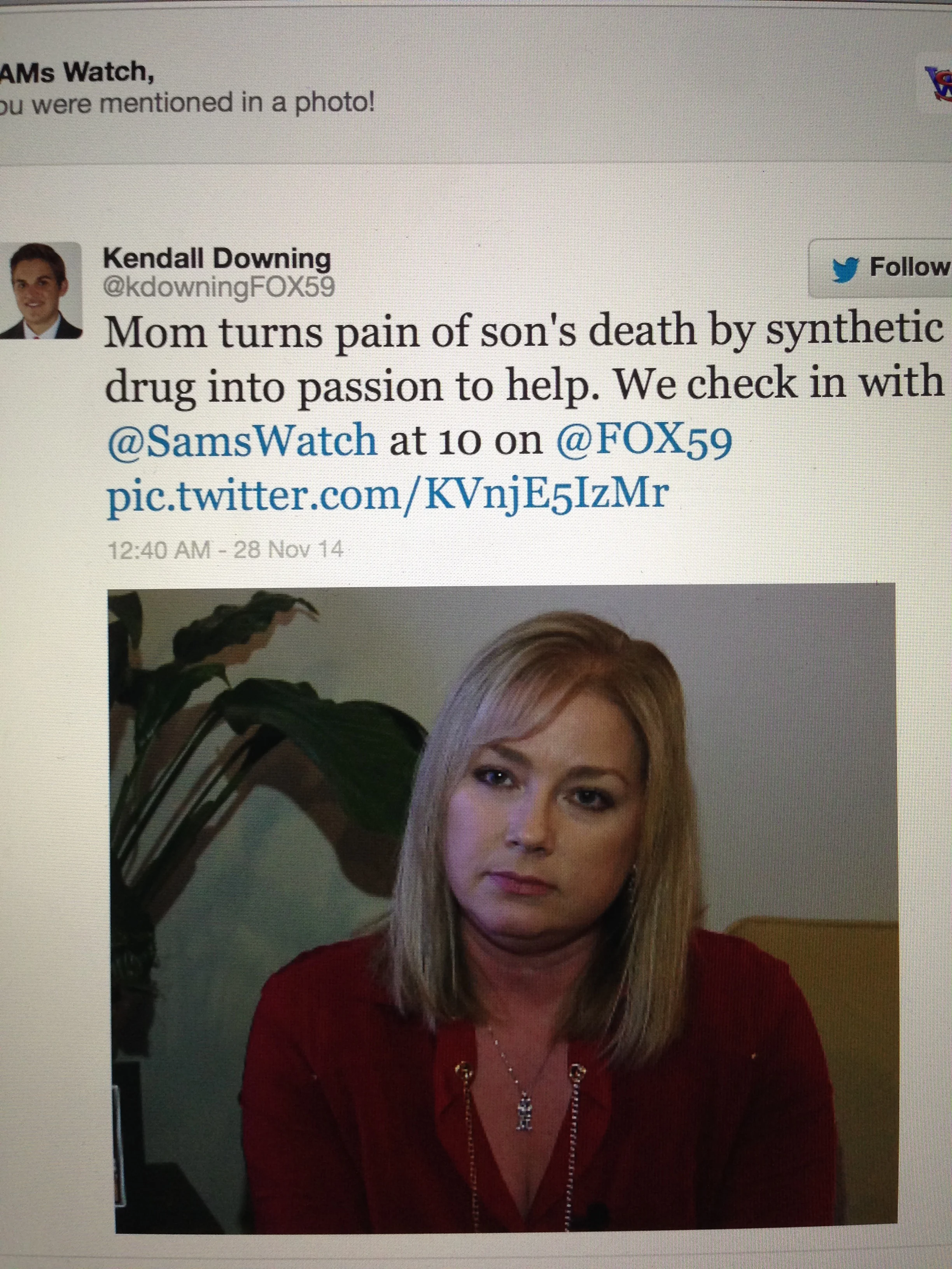 A Meaningful Life: Part 7, Sam's watch