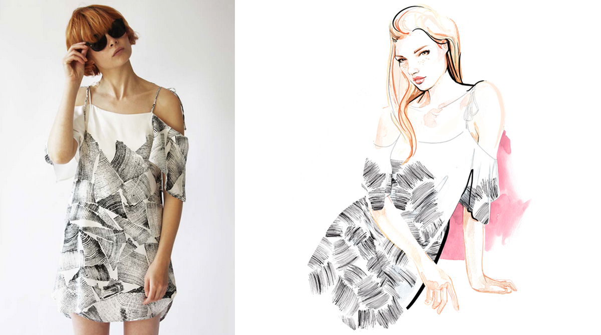 Fashion Illustrations for Florence Bridge 