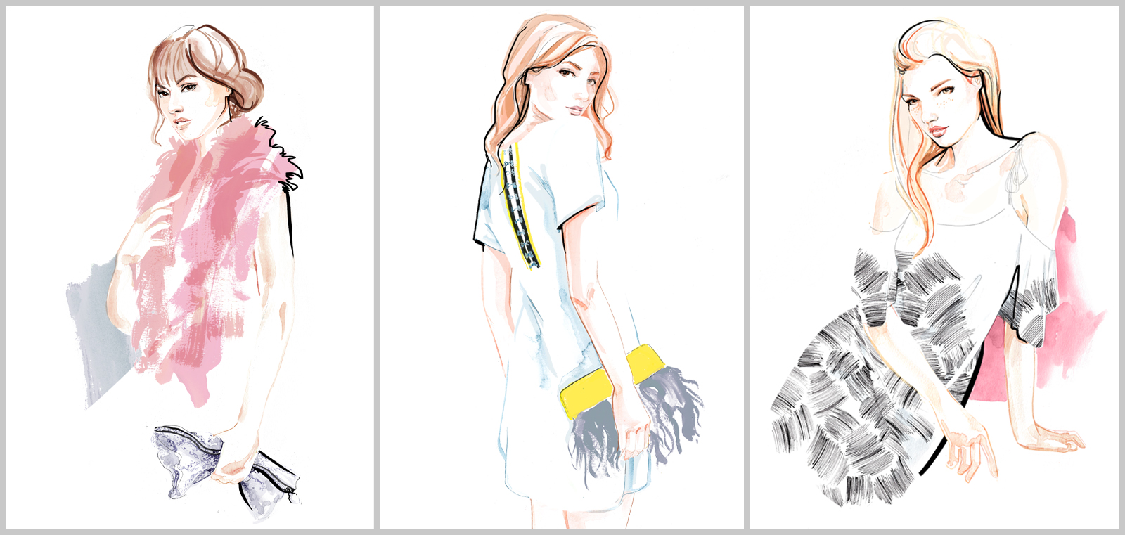 Fashion Illustrations for Florence Bridge